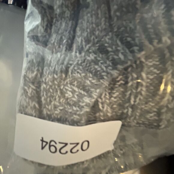 Vintage L.L. Bean Sweater Womens Medium Chunky Cable Knit Pullover Grey LL Slim - Picture 10 of 10